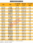 杠杆资金大手笔加仓这些
